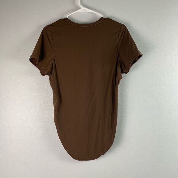 Skims Fits Everybody T-Shirt Bodysuit 2x Cocoa - Picture 4 of 8